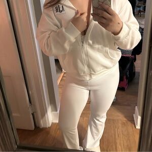 Women's Yoga Pants V Crossover High Waisted Flare